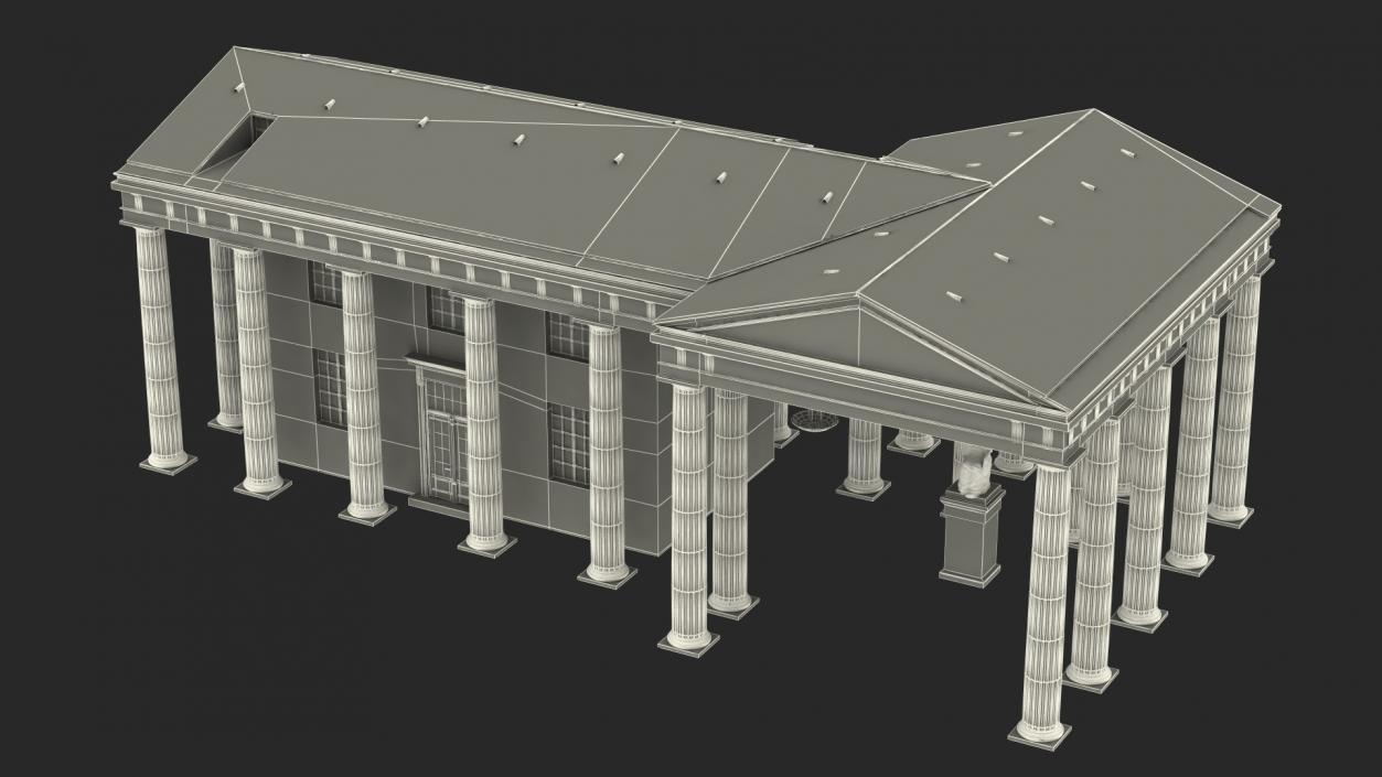 3D Neoclassical Building