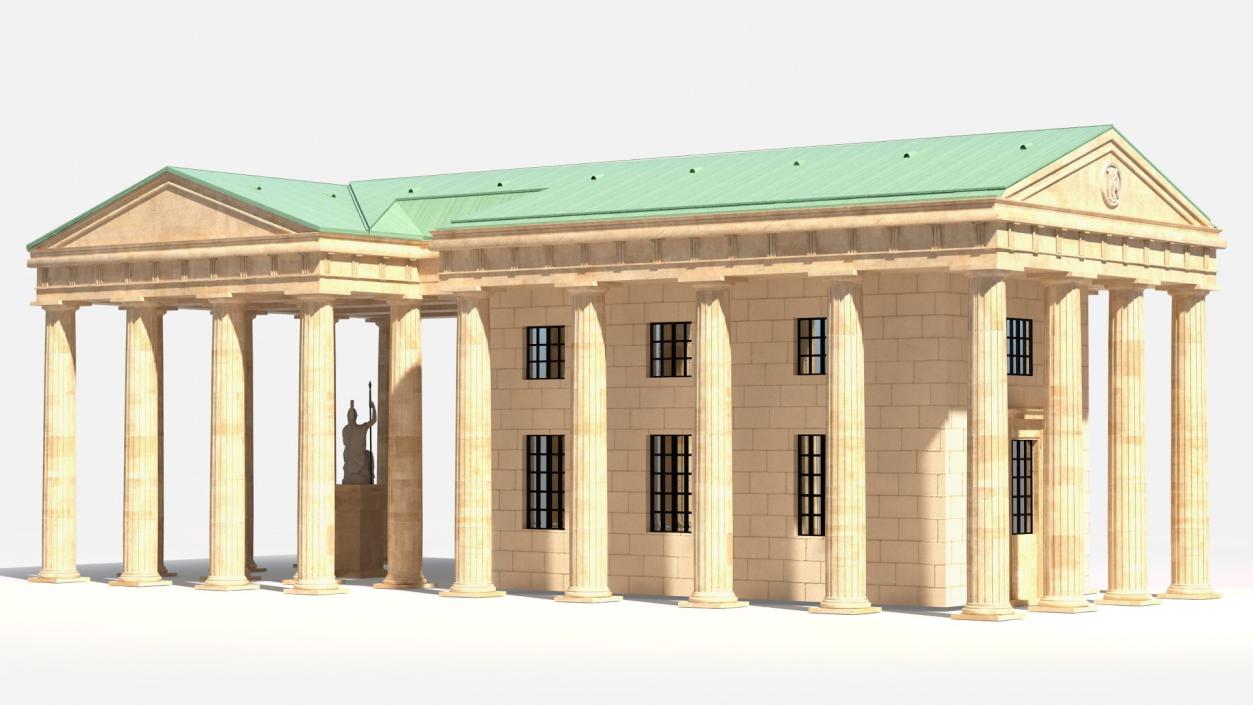 3D Neoclassical Building