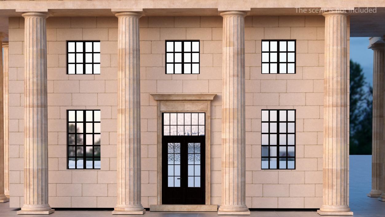 3D Neoclassical Building