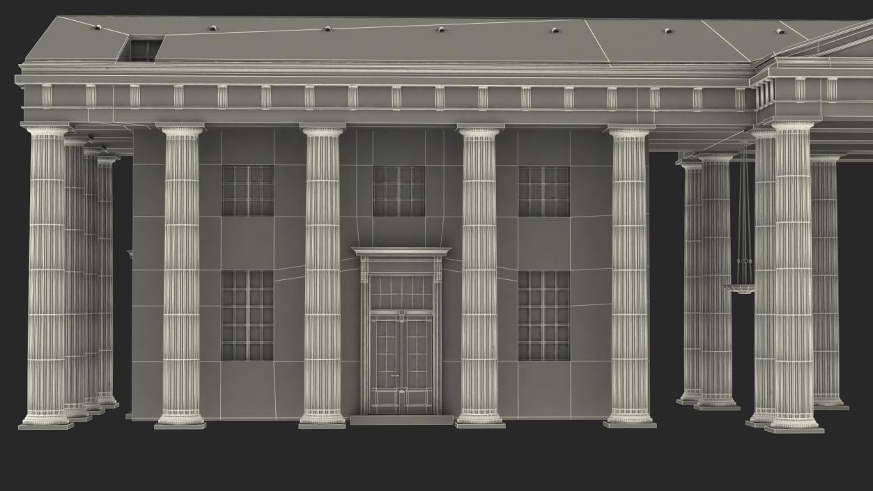 3D Neoclassical Building