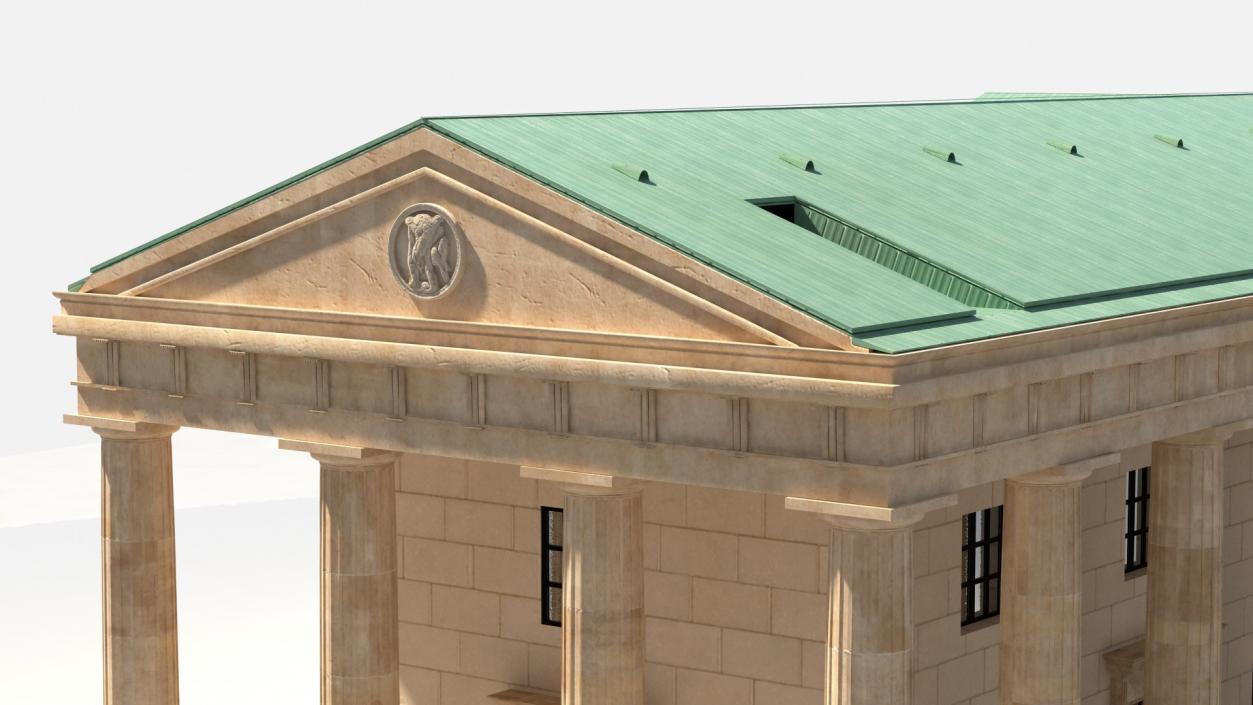 3D Neoclassical Building