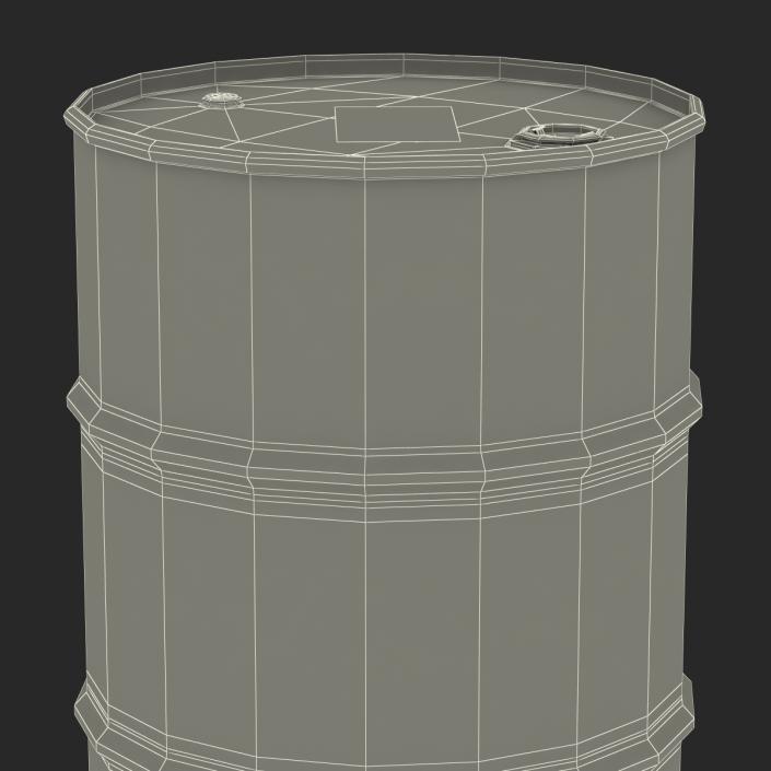 Oil Drum Total 3D model