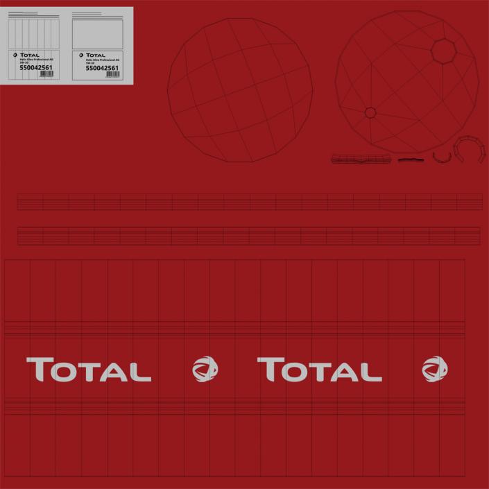 Oil Drum Total 3D model