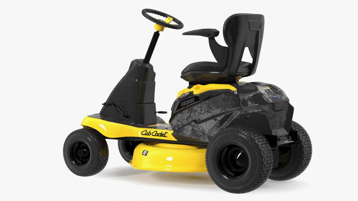 Electric Riding Lawn Mower Cub Cadet CC30E 3D