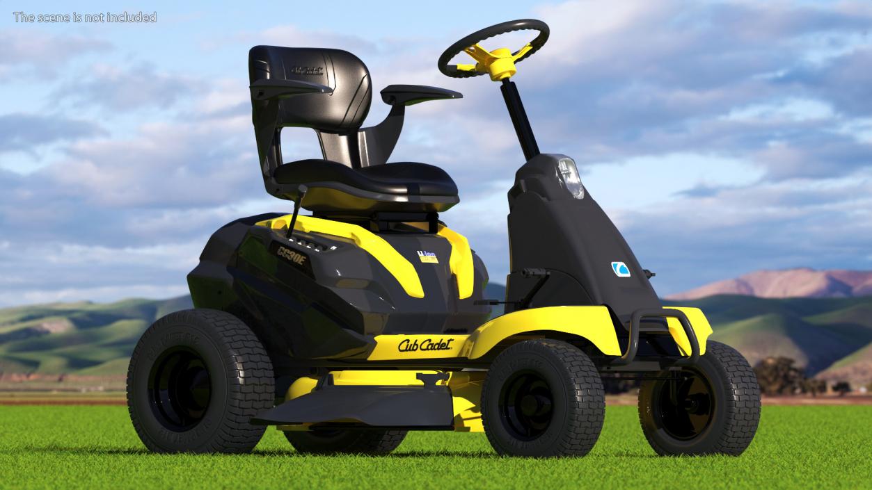 Electric Riding Lawn Mower Cub Cadet CC30E 3D