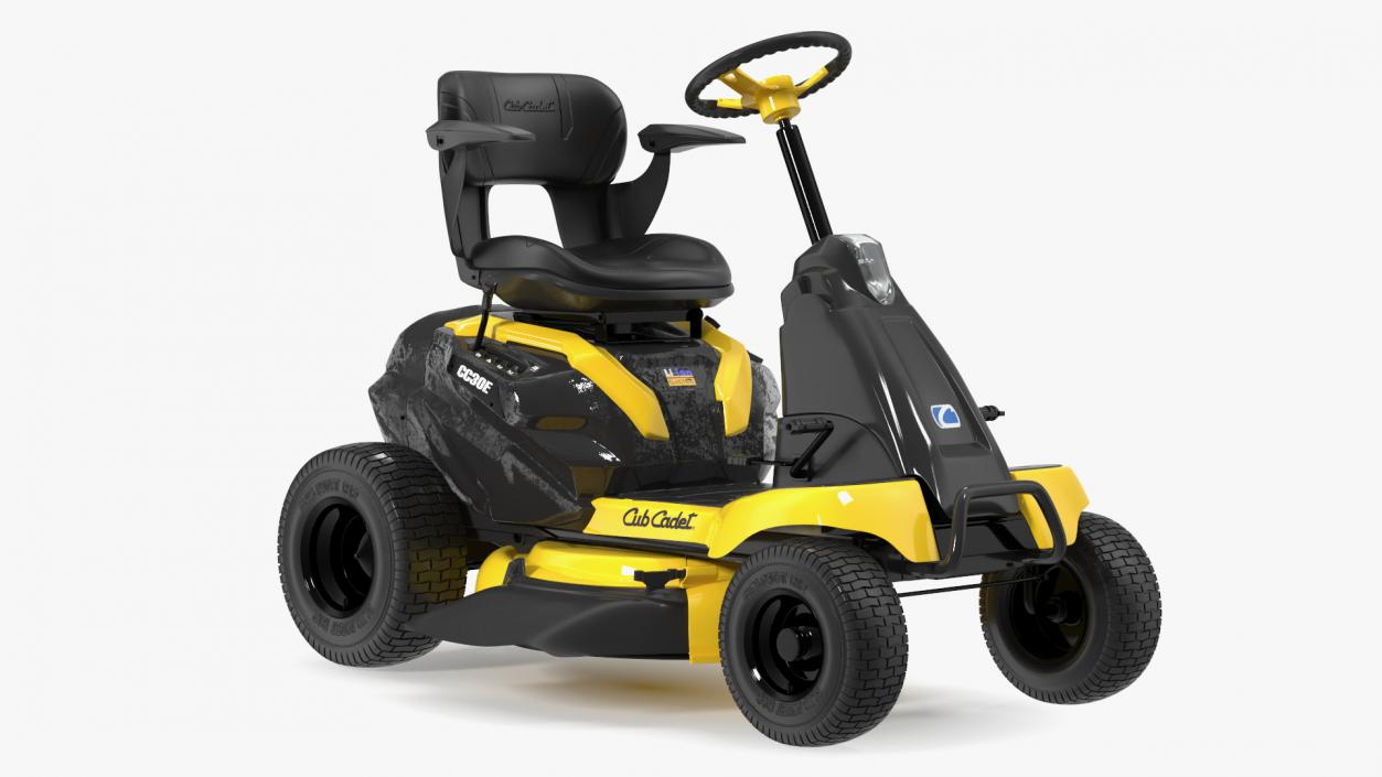 Electric Riding Lawn Mower Cub Cadet CC30E 3D