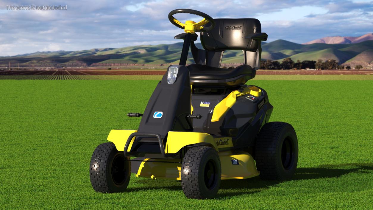 Electric Riding Lawn Mower Cub Cadet CC30E 3D