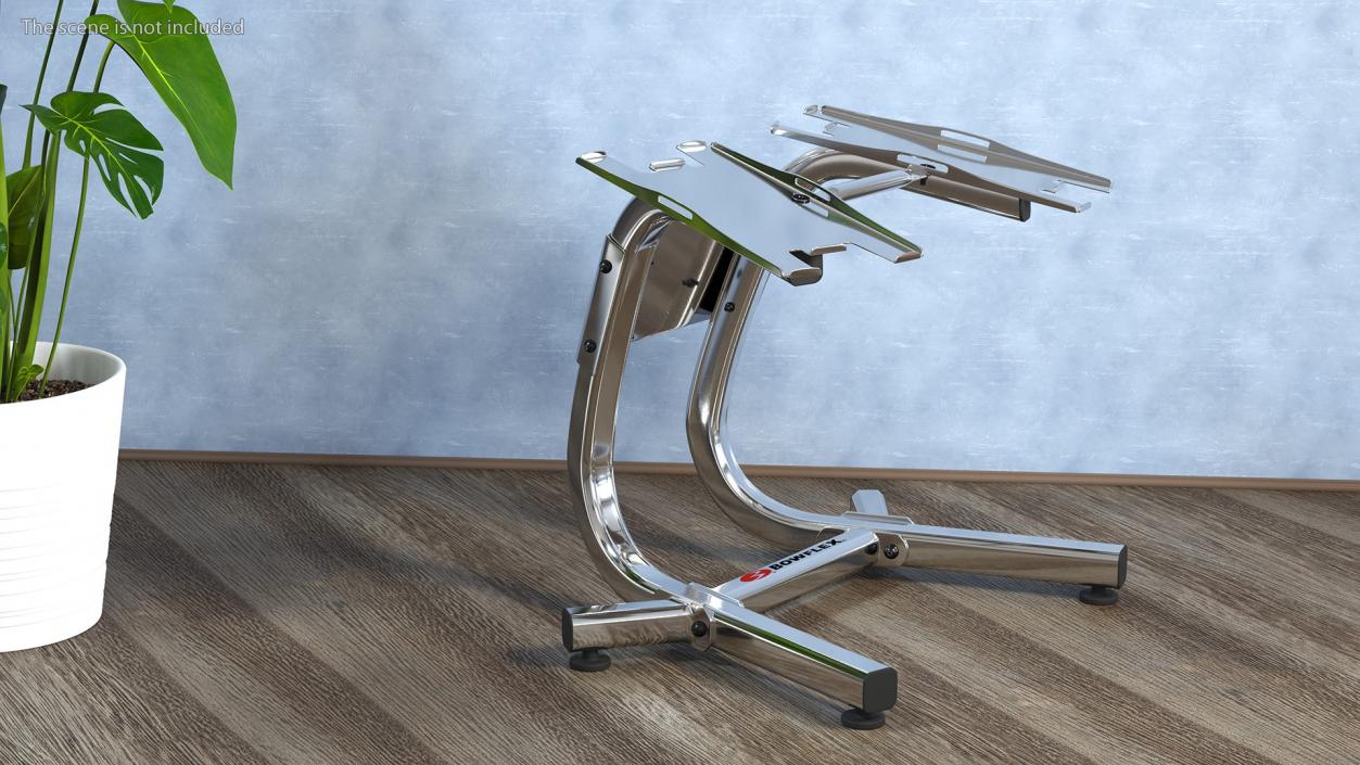 3D Bowflex SelectTech Dumbbell Stand model