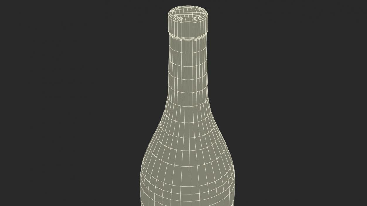 3D model Red Wine Bottle