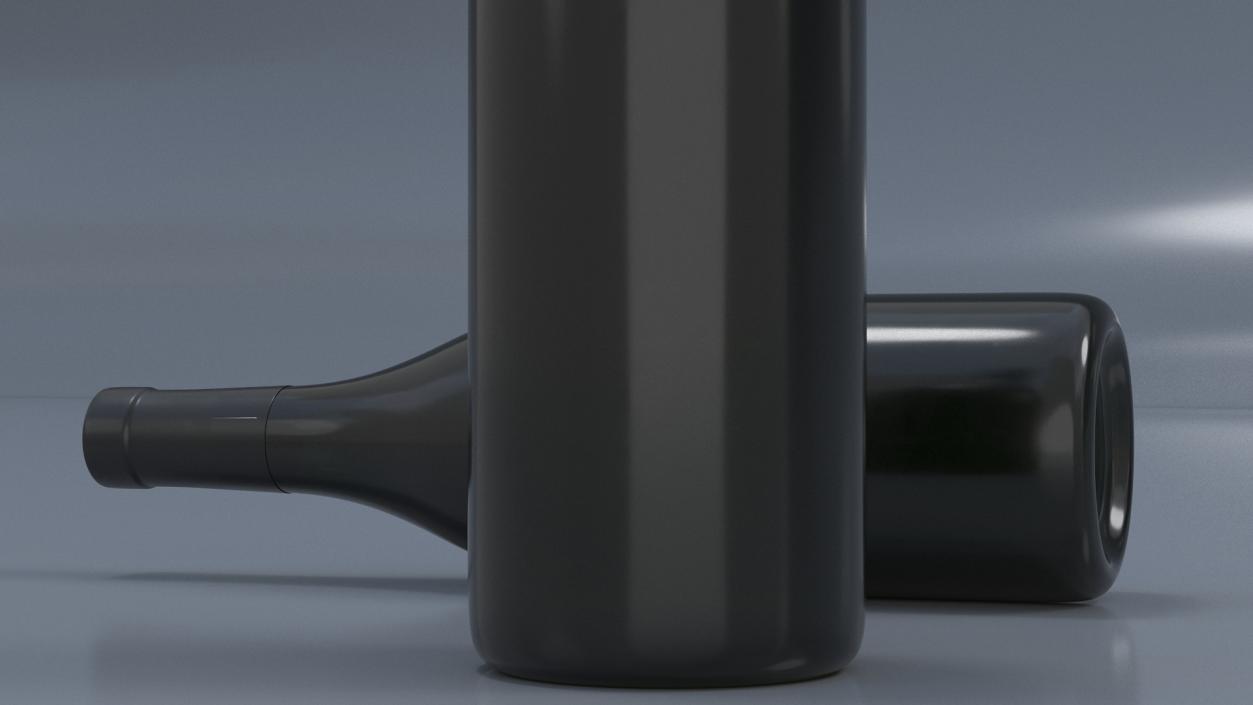 3D model Red Wine Bottle