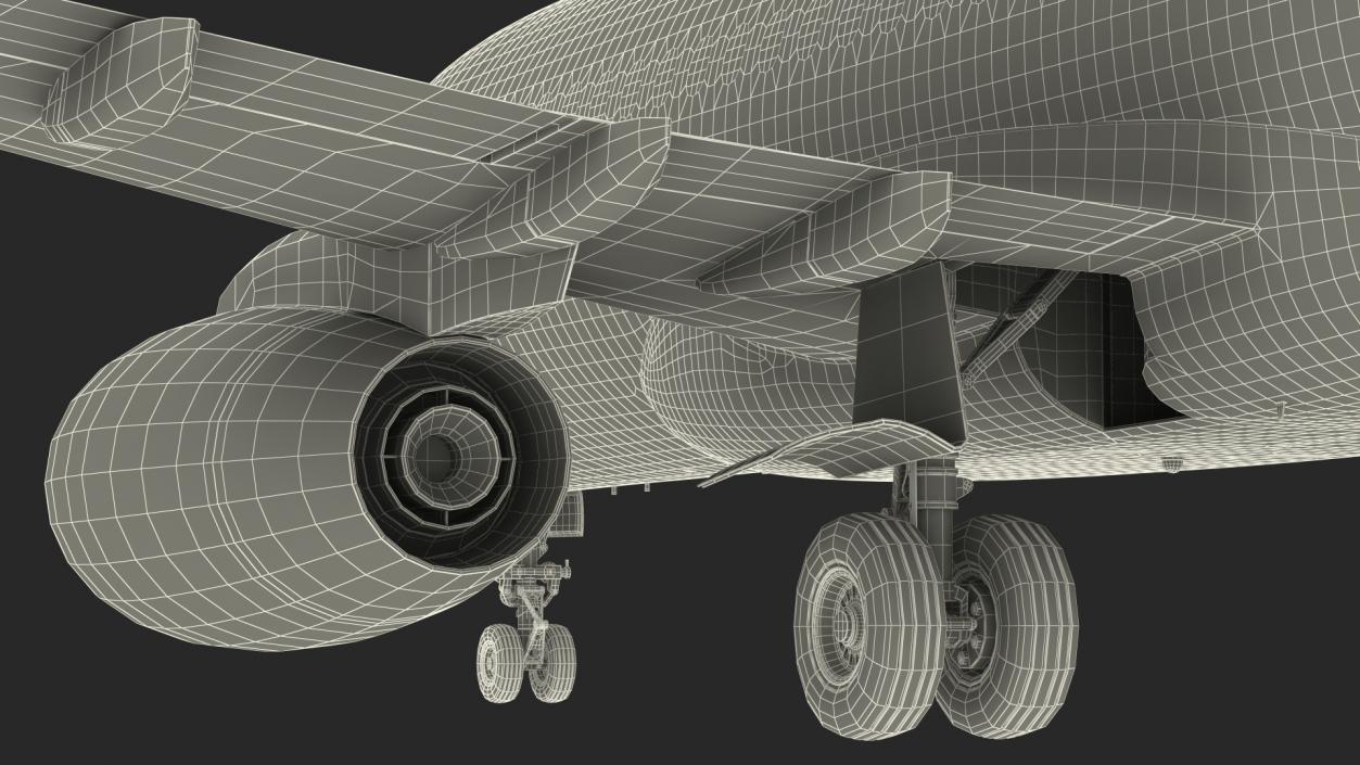 3D Sukhoi Superjet 100 95lr Rigged