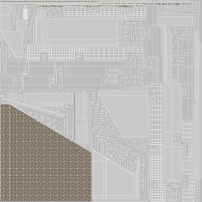 3D model Airport Departures Lounge