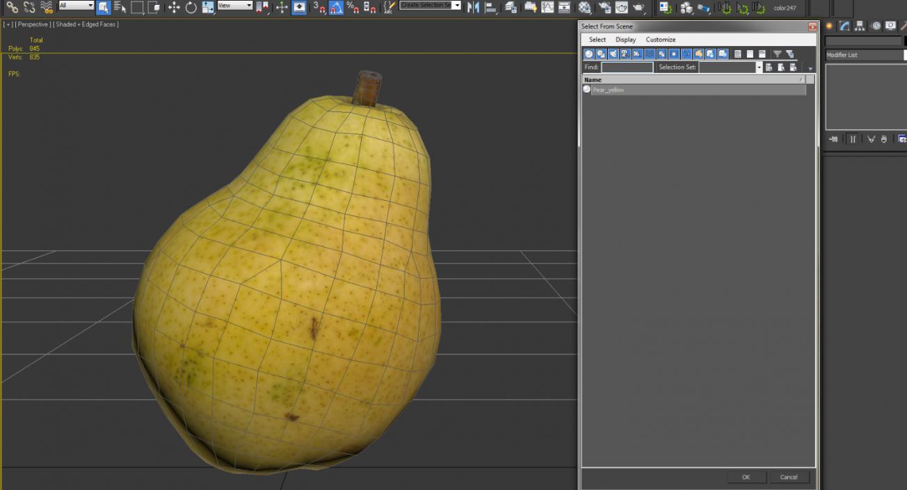 3D model Pear