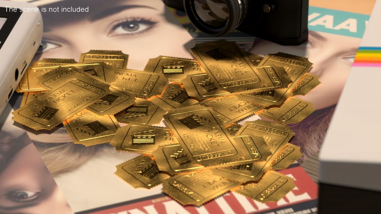 3D model Cinema Golden Ticket