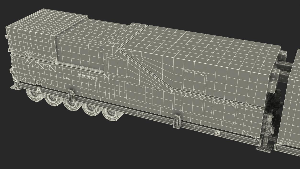 3D Peresvet Combat Laser Complex Rigged