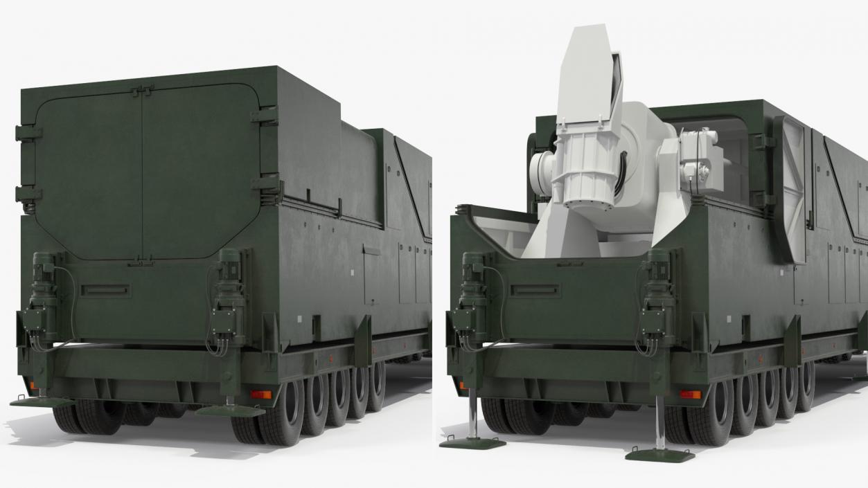 3D Peresvet Combat Laser Complex Rigged