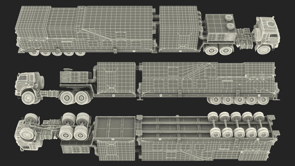 3D Peresvet Combat Laser Complex Rigged