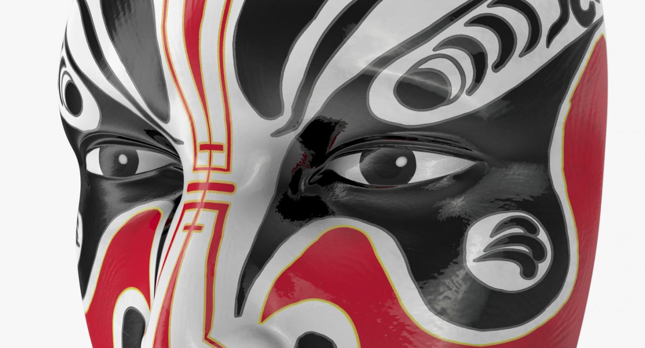 Asian Masks Collection 3D