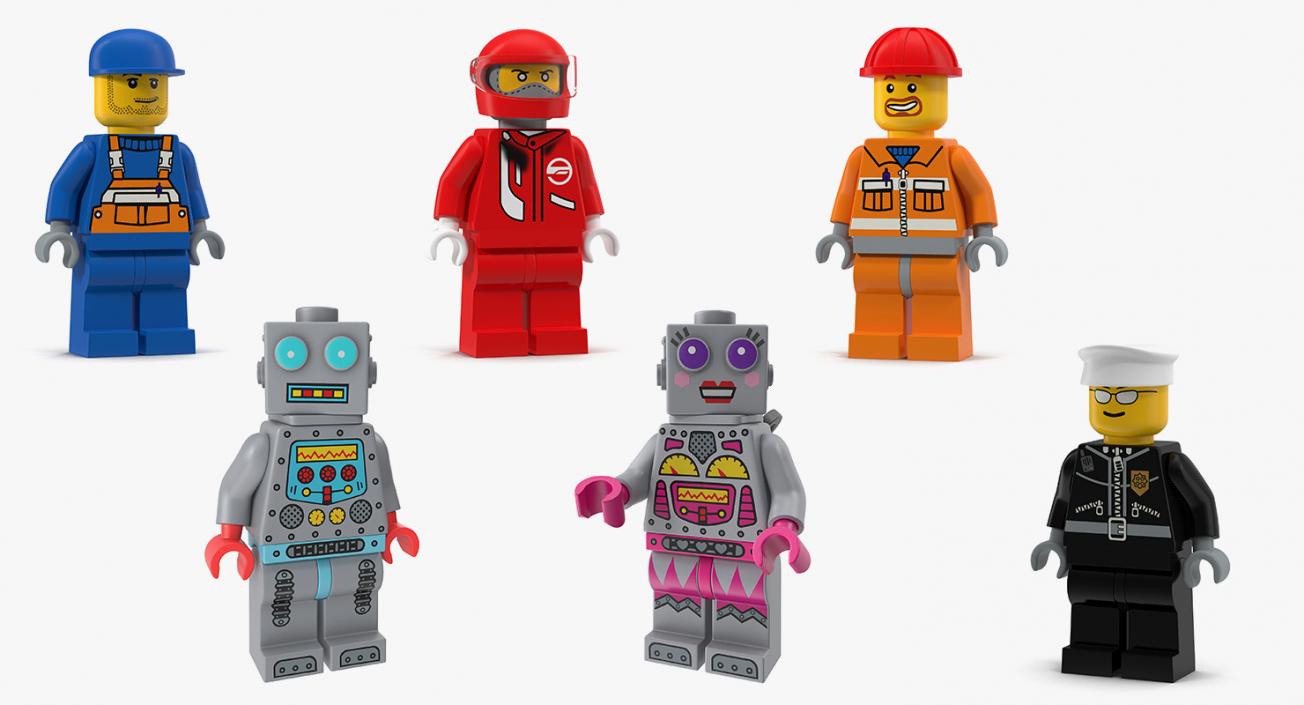 Lego Minifigures Collection 2 3D model