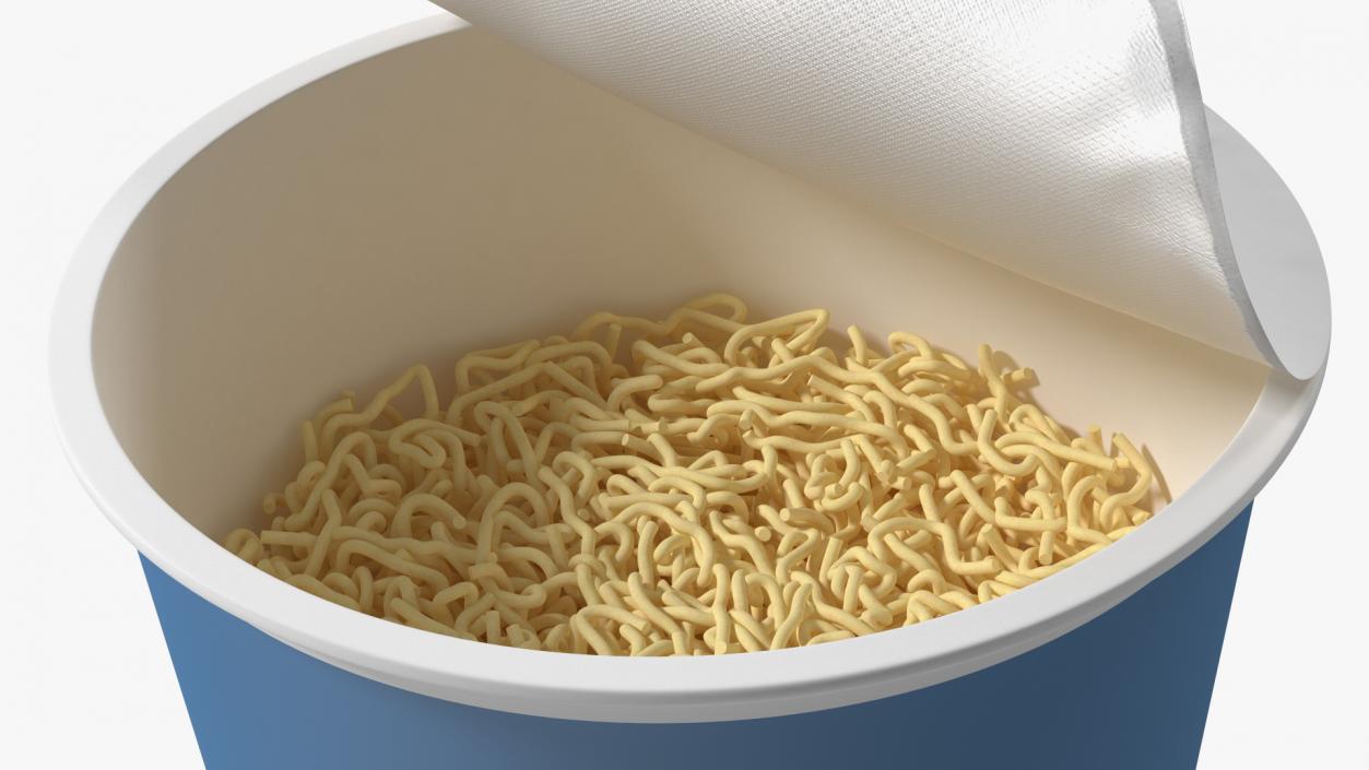 3D model Instant Noodles Open Bowl