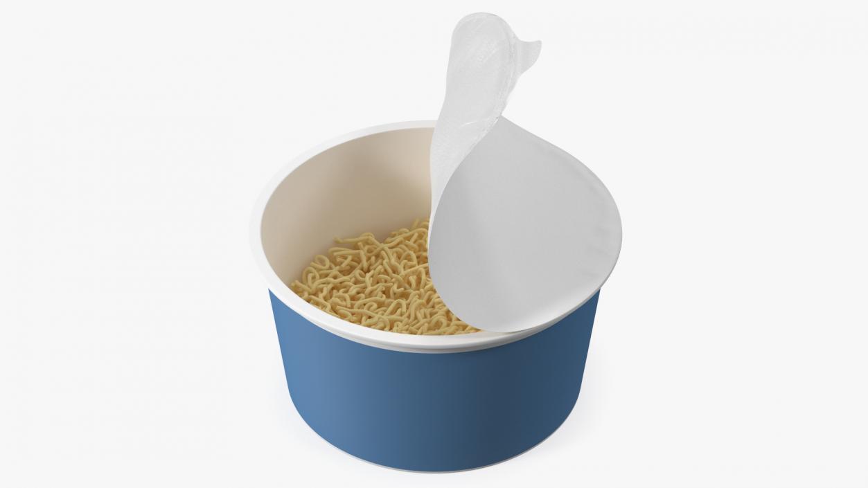 3D model Instant Noodles Open Bowl