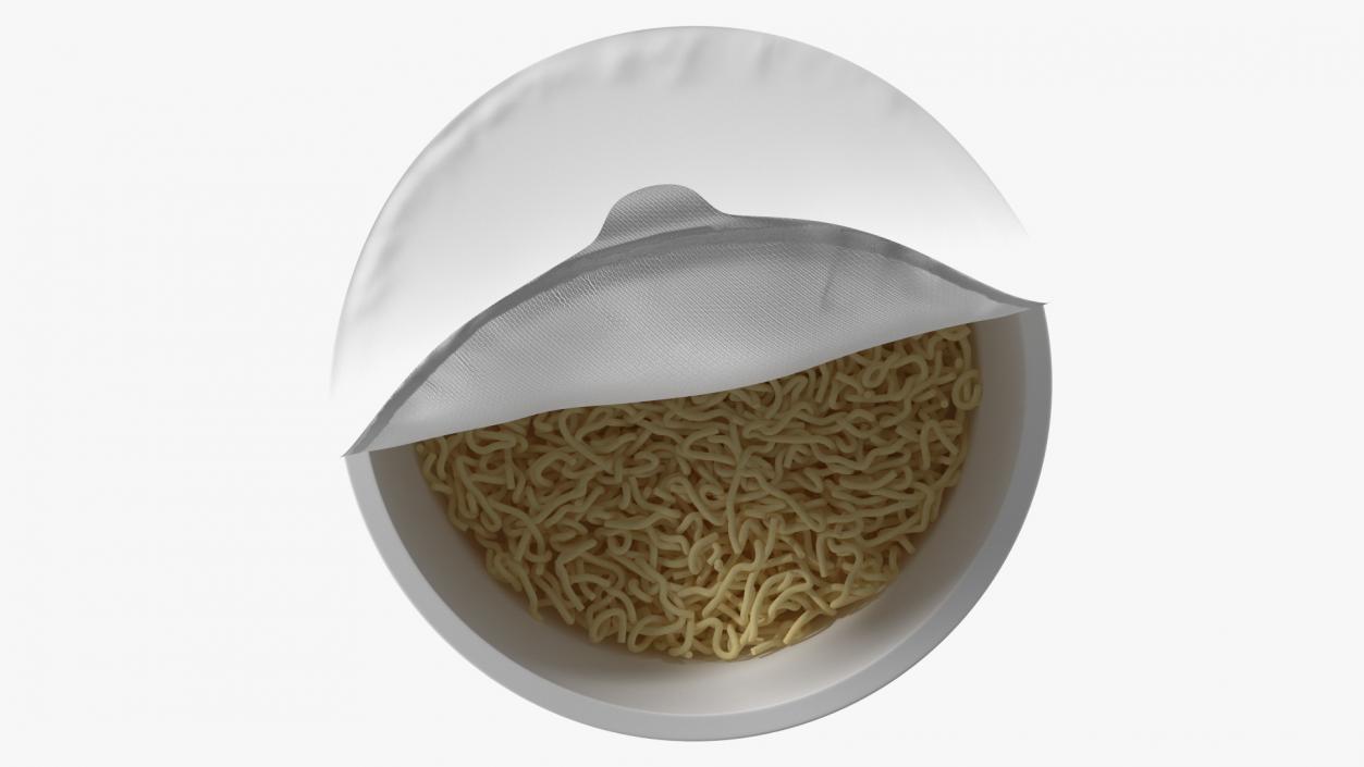 3D model Instant Noodles Open Bowl