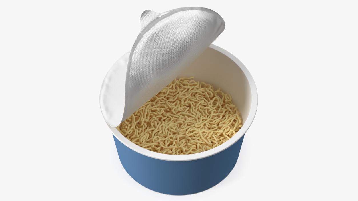 3D model Instant Noodles Open Bowl