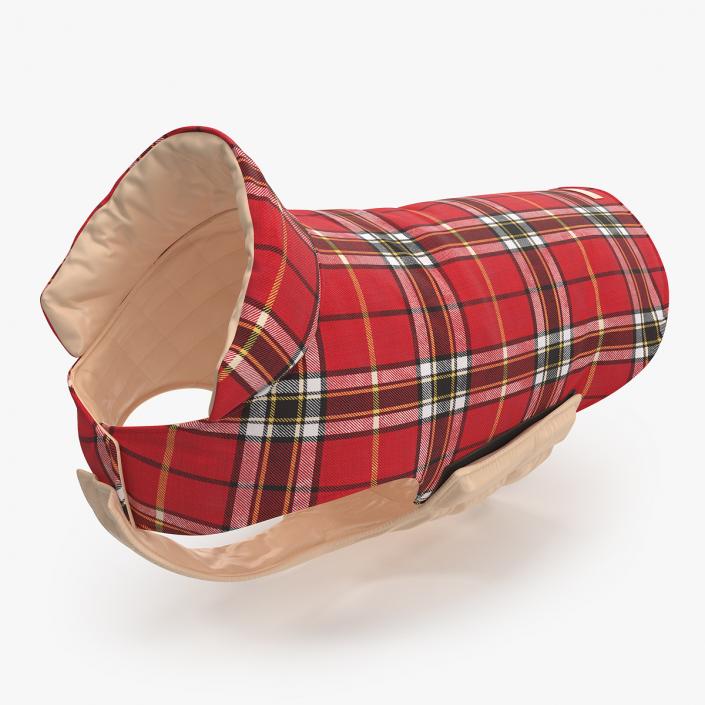 Dog Coat Red 3D