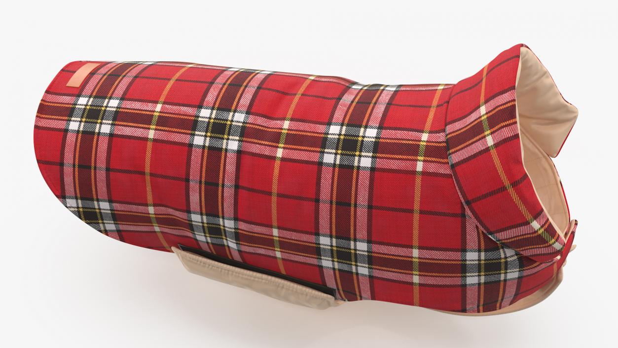 Dog Coat Red 3D