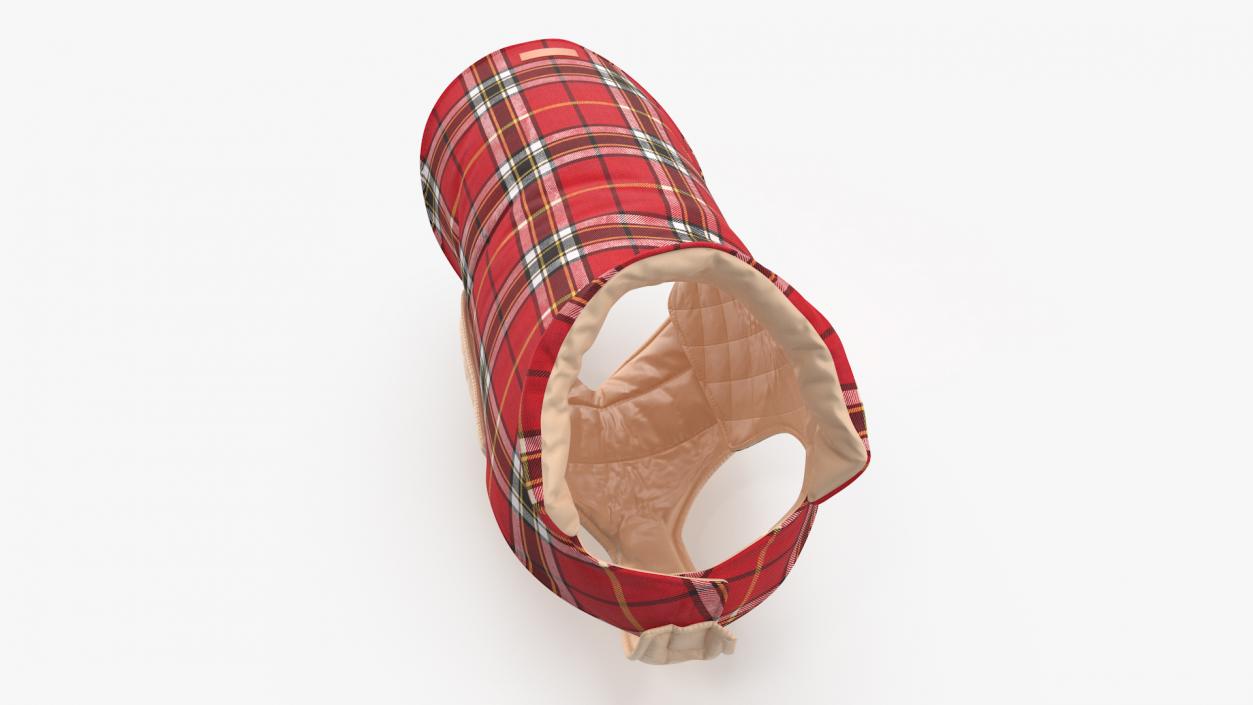 Dog Coat Red 3D