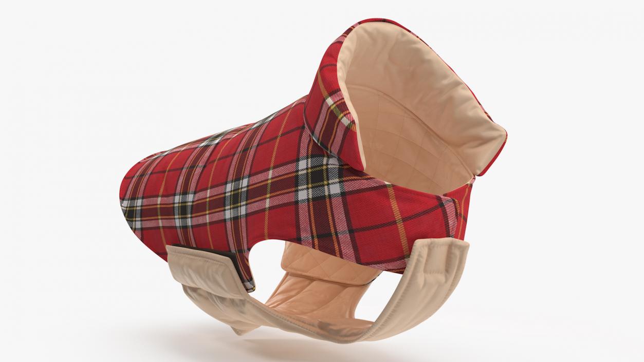 Dog Coat Red 3D