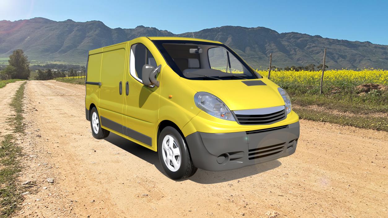 3D Generic Van 2 model