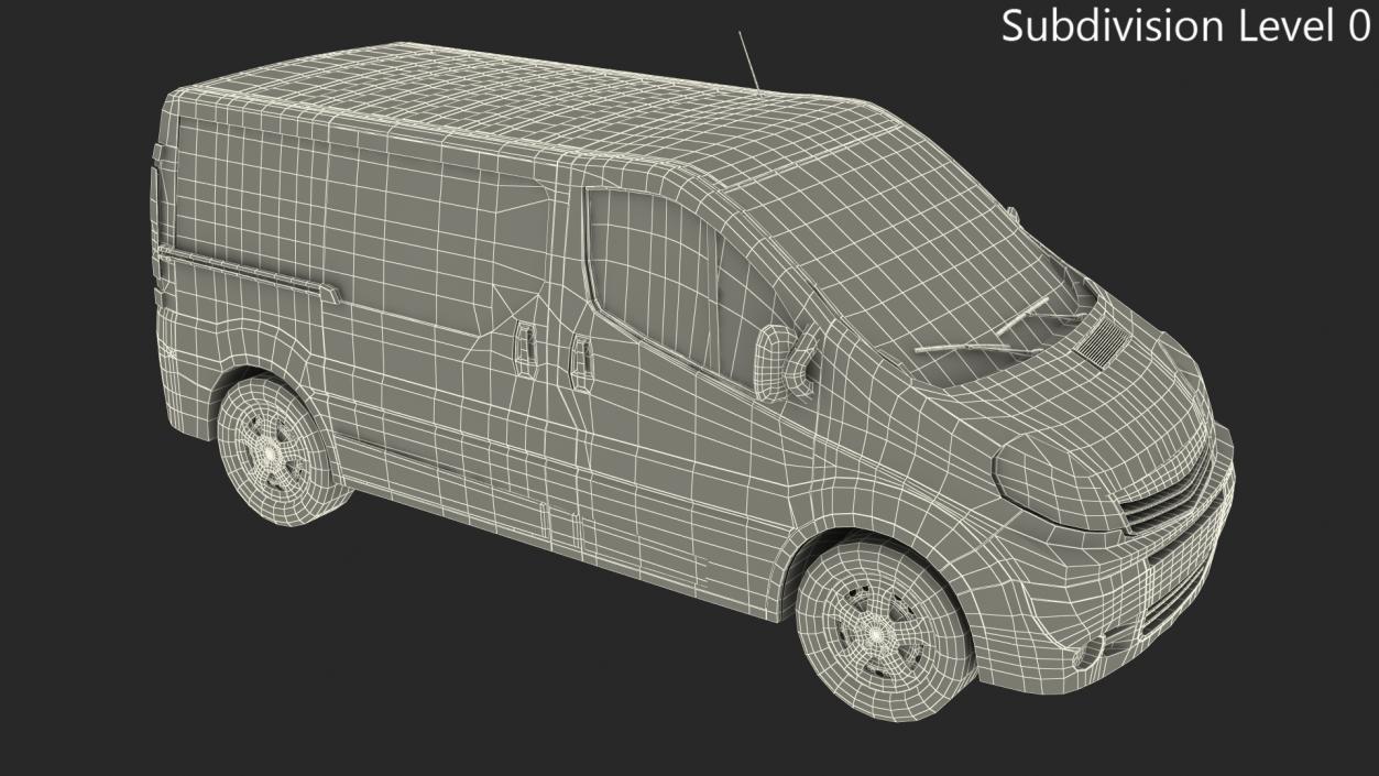 3D Generic Van 2 model