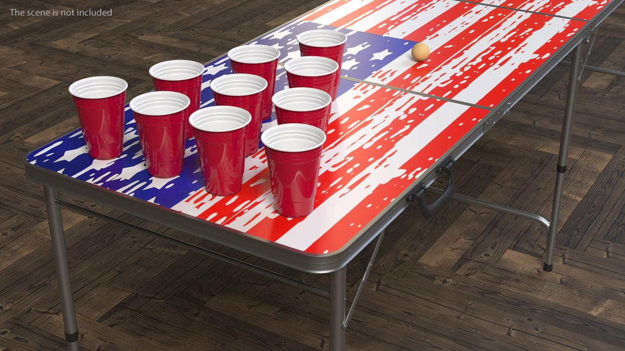 Beer Pong Cups 3D model