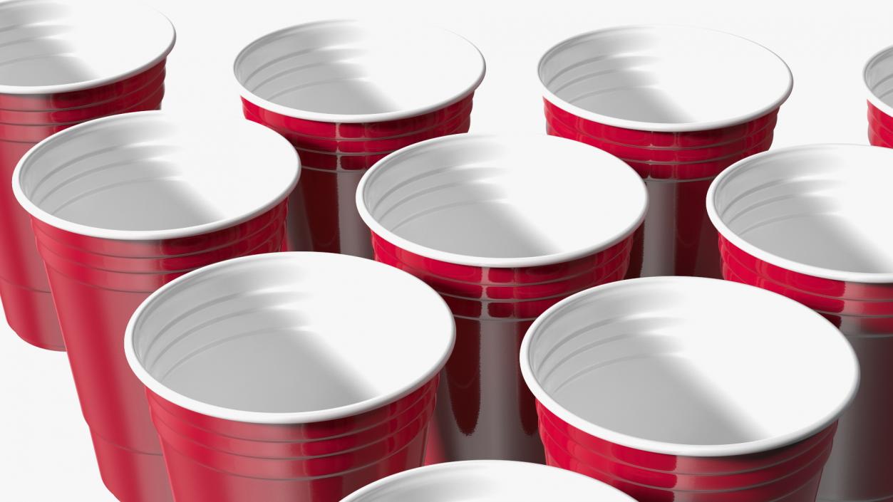 Beer Pong Cups 3D model