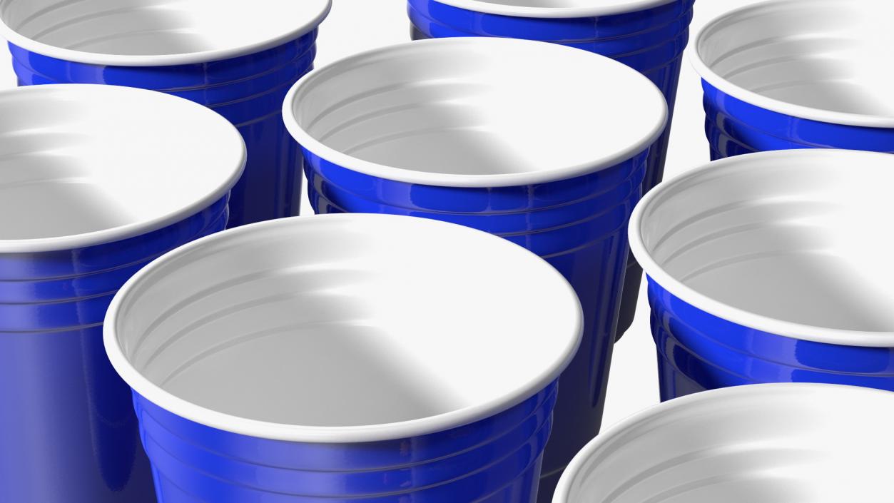 Beer Pong Cups 3D model