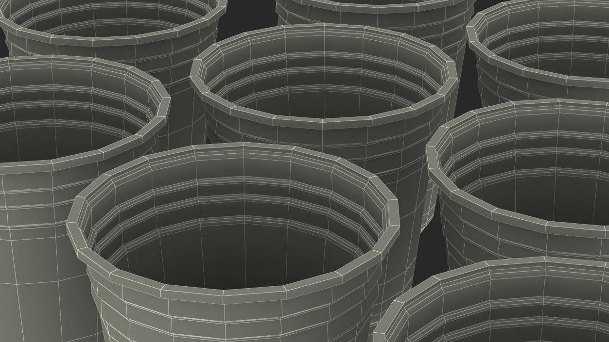 Beer Pong Cups 3D model