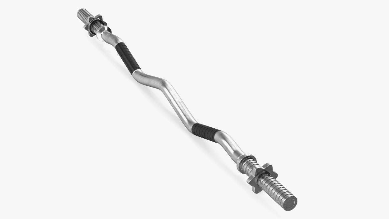 3D Olympic Barbell Weightlifting Bar model