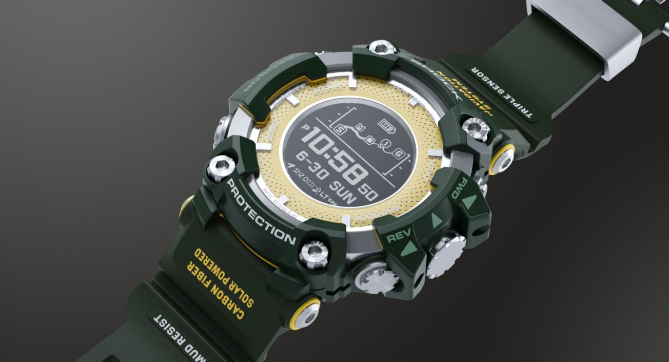 3D Sports Military Watch Shock Resistant Open Bracelet