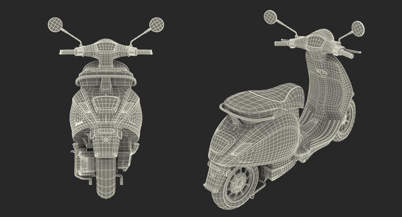 3D Vespa Elettrica 2019 Scooter model