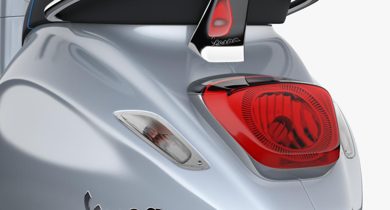 3D Vespa Elettrica 2019 Scooter model