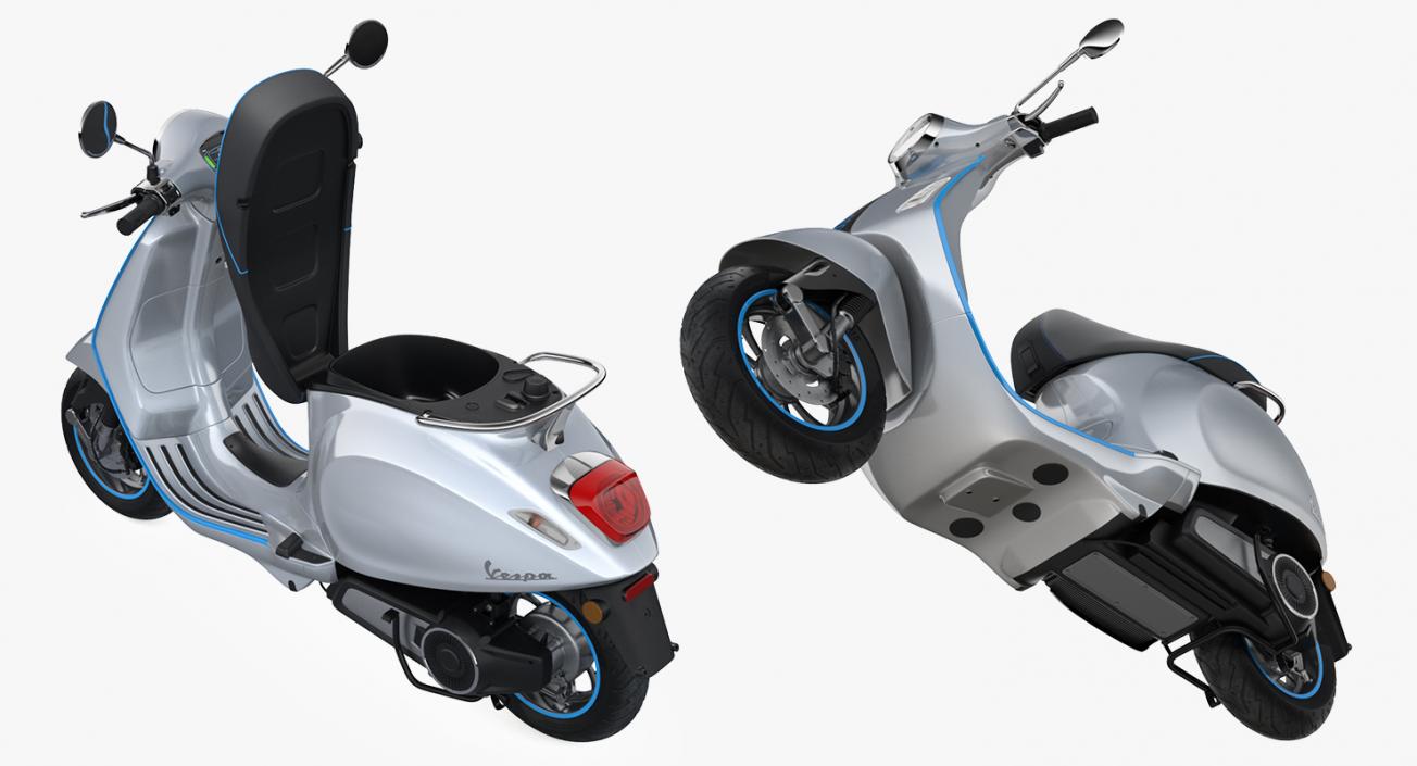 3D Vespa Elettrica 2019 Scooter model