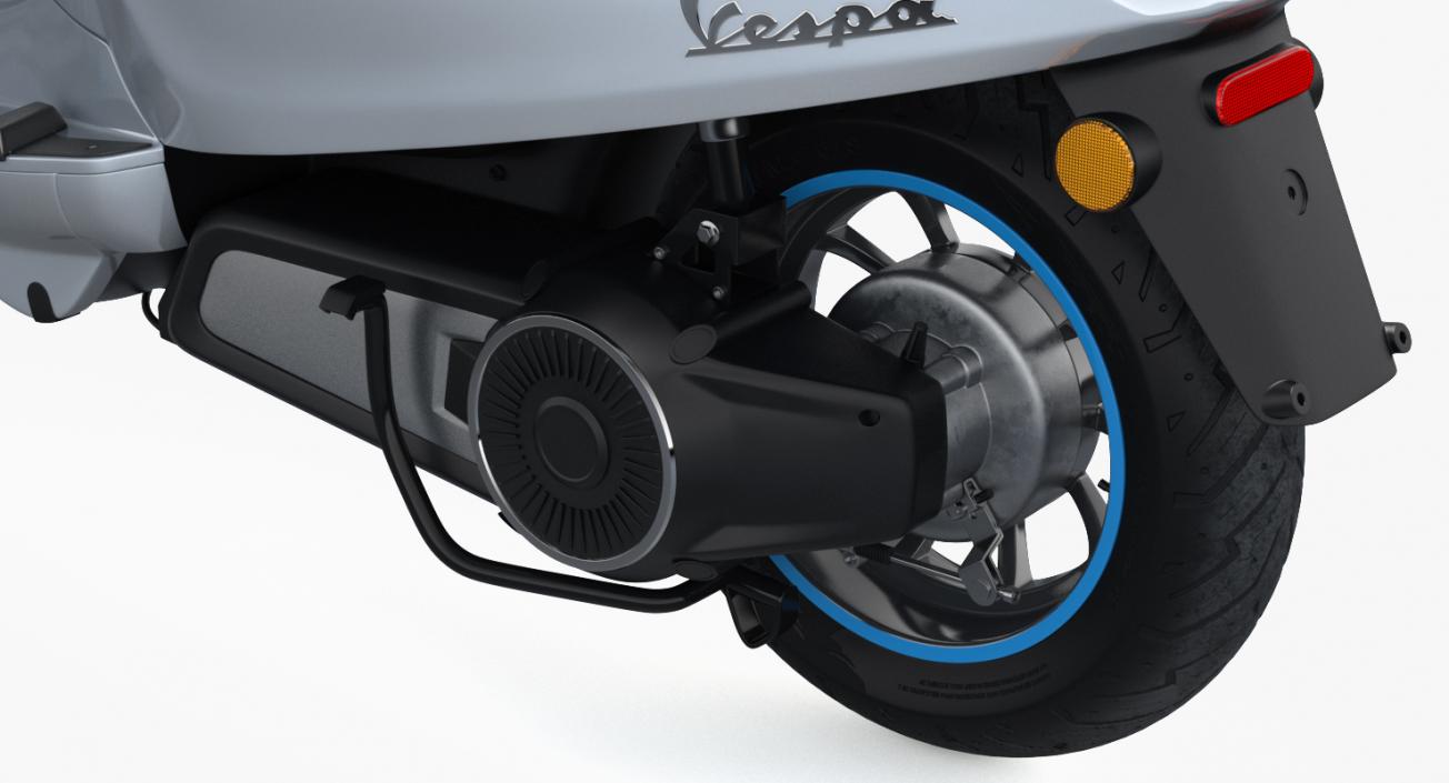 3D Vespa Elettrica 2019 Scooter model