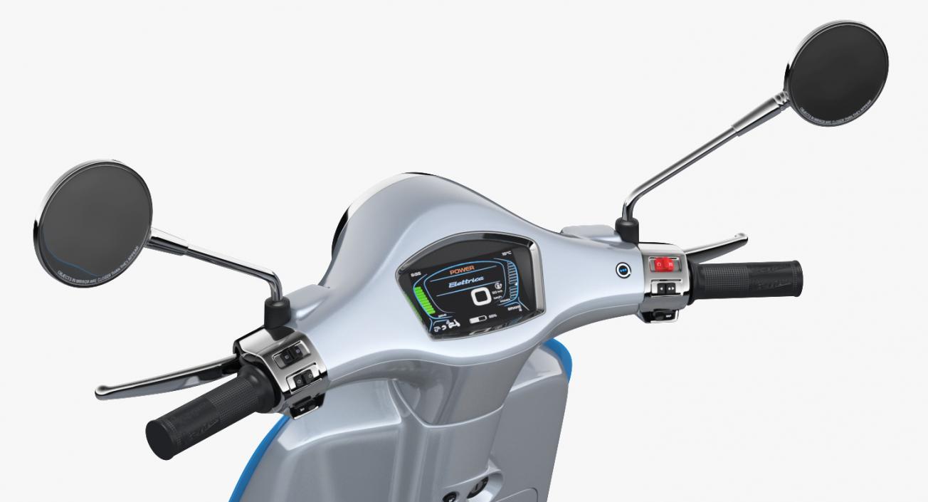 3D Vespa Elettrica 2019 Scooter model