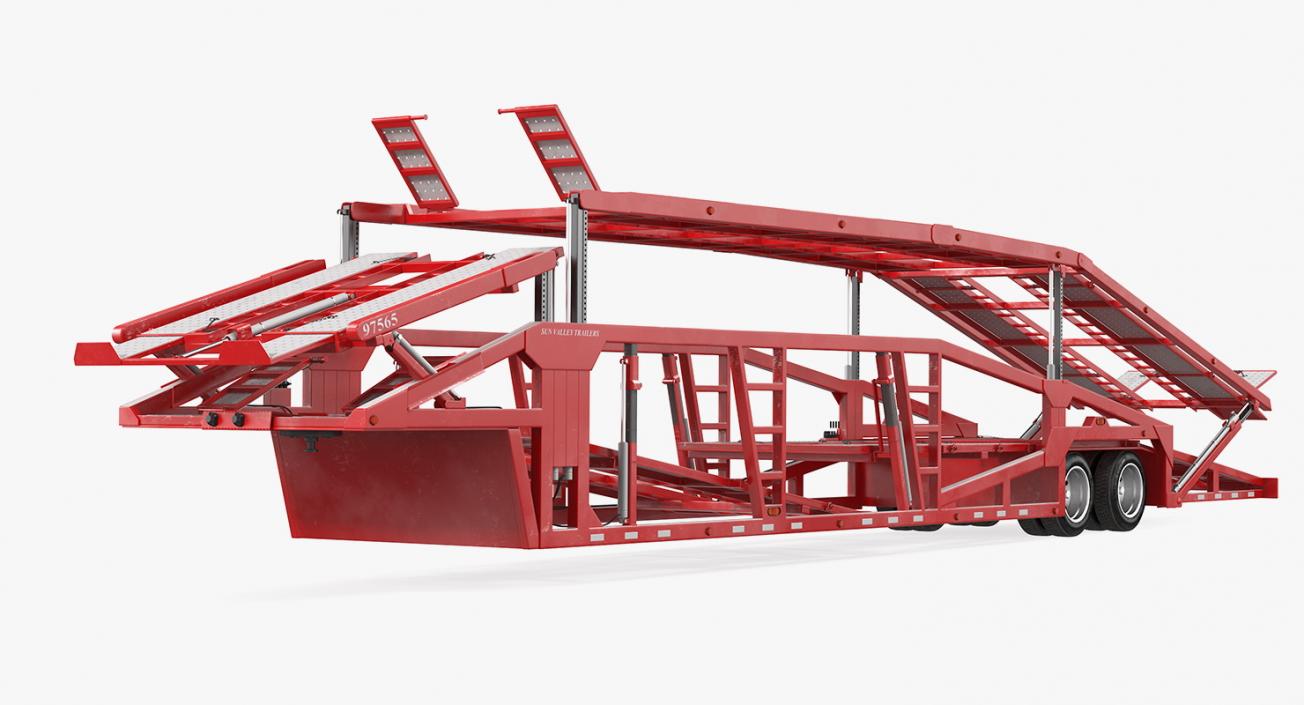 3D model Sun Valley H5308 Car Carrier Rigged