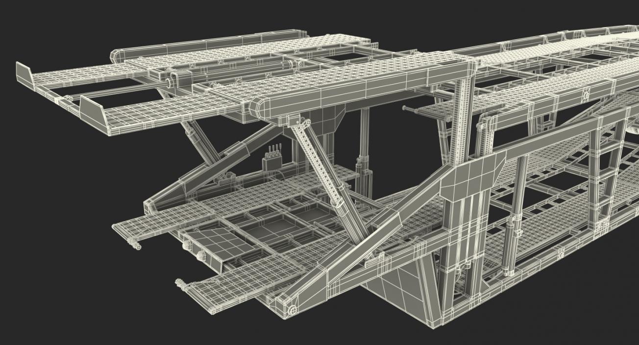 3D model Sun Valley H5308 Car Carrier Rigged