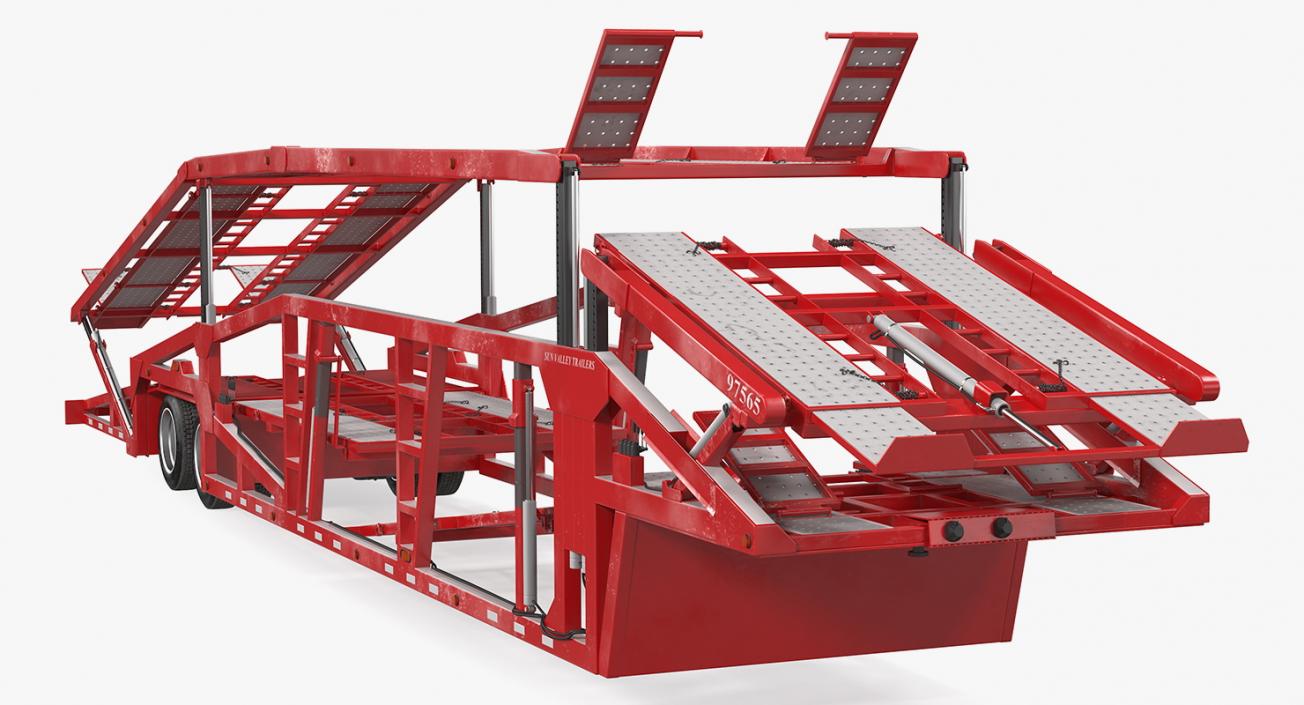 3D model Sun Valley H5308 Car Carrier Rigged