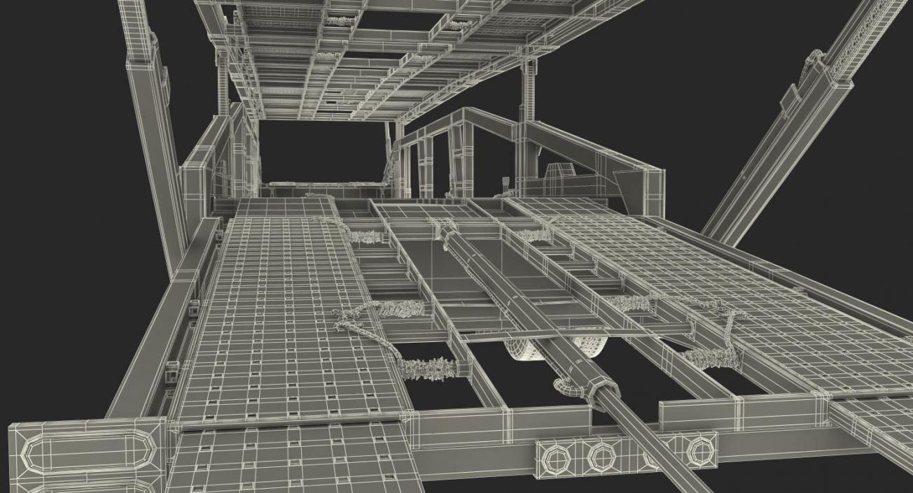 3D model Sun Valley H5308 Car Carrier Rigged