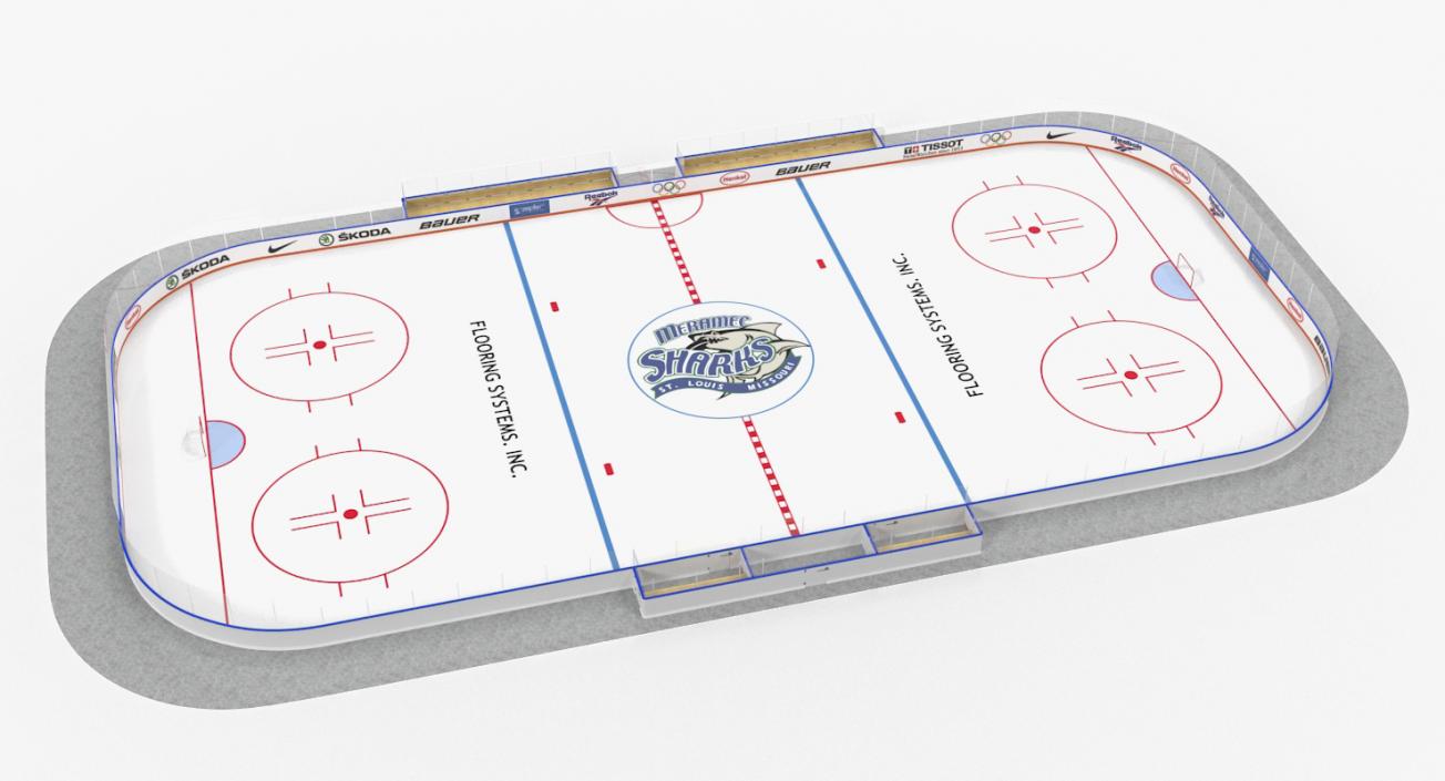 Hockey 3D Models Collection 2 3D model