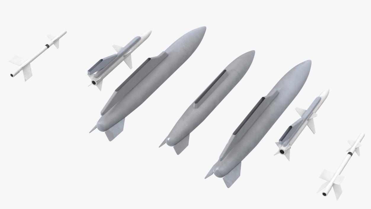 3D model Fighter Jet Armament